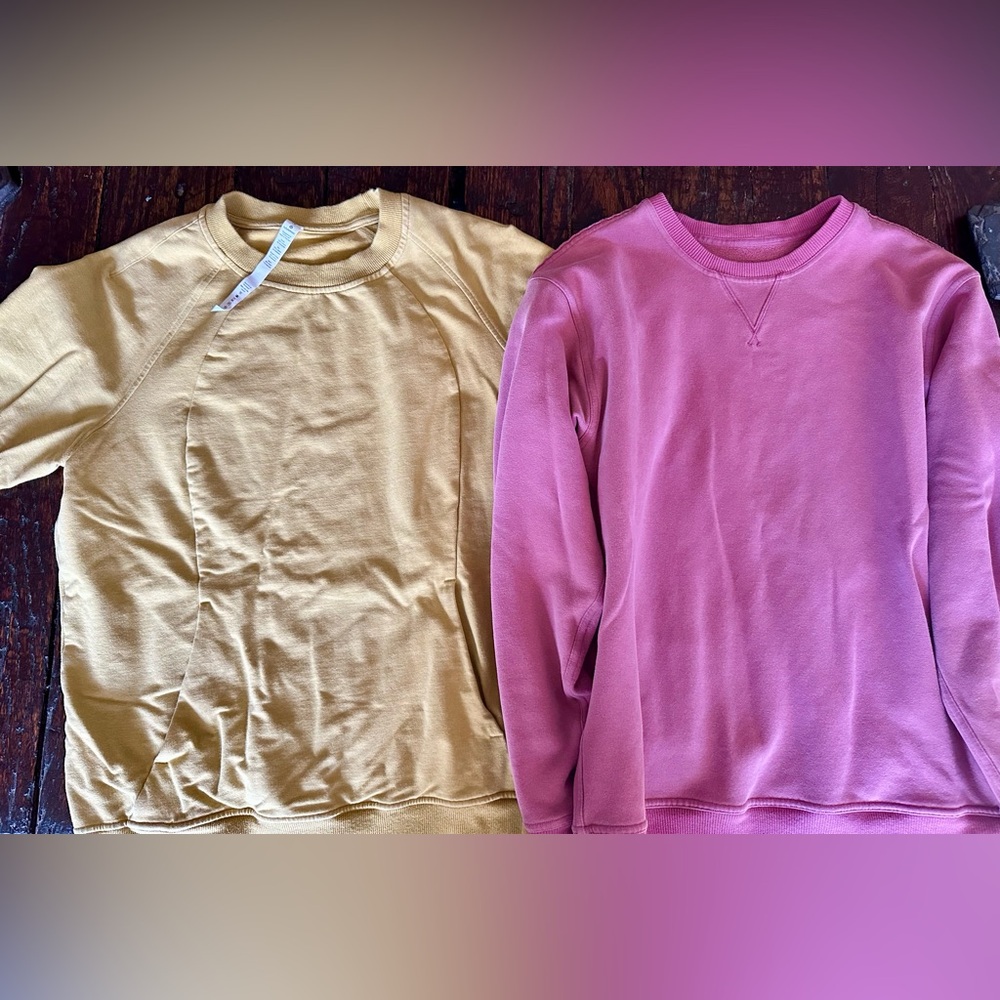 Lululemon Lot of 2 Scuba Crewnecks - Size 10